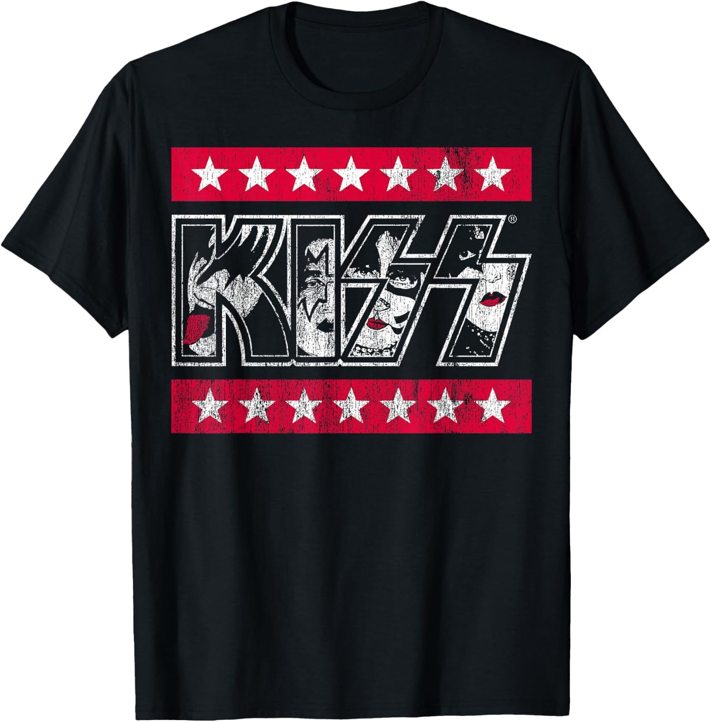 KISS - Rock 'n' Stars T-Shirt - T-Shirt | Black