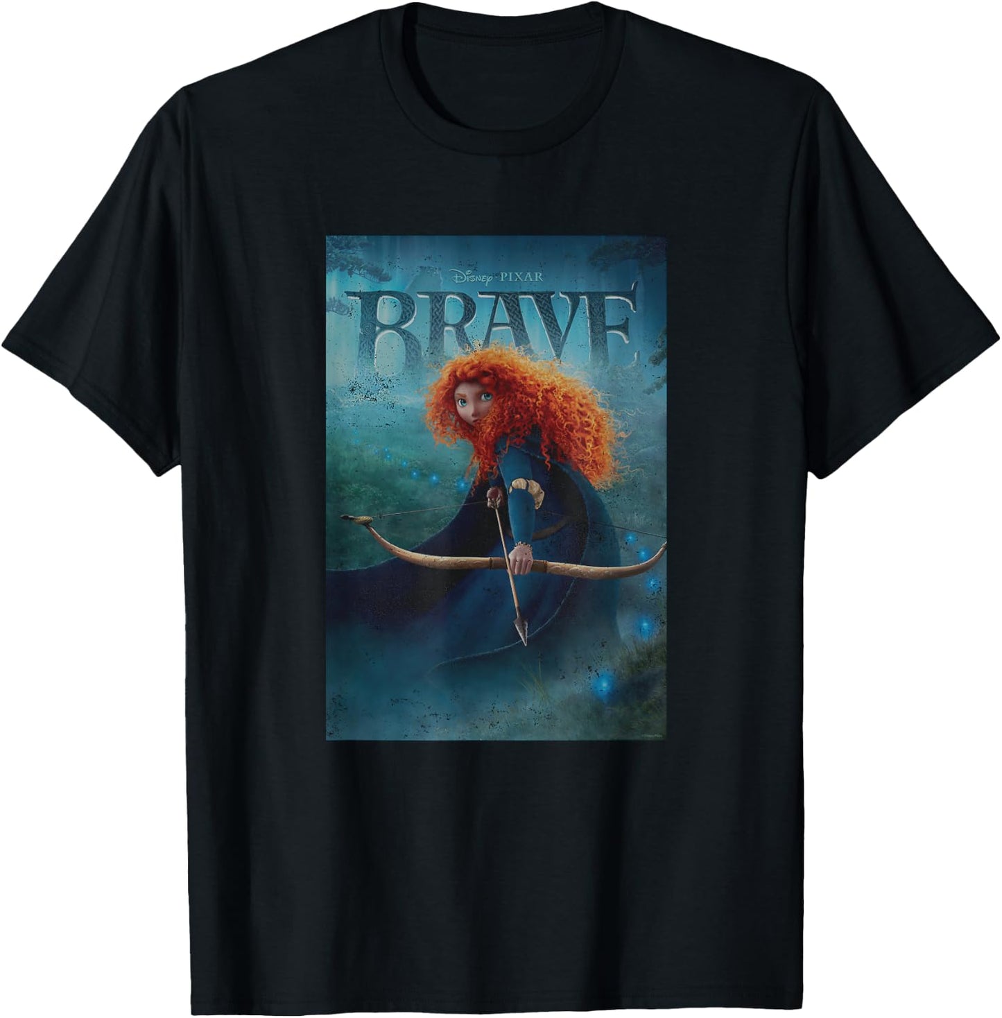 Disney and Pixar Brave Merida Poster T-Shirt - T-Shirt | Black