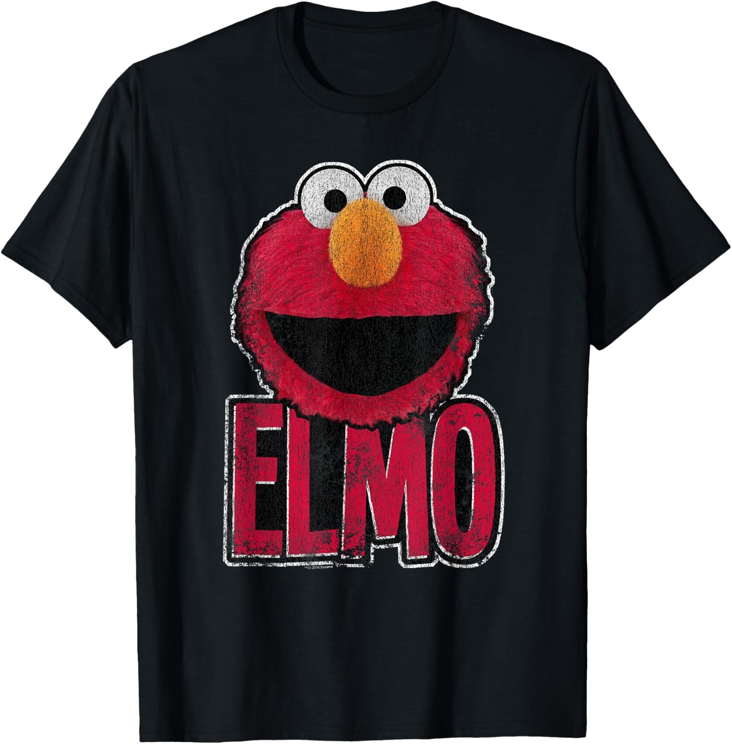 Sesame Street Elmo Smile T-Shirt - T-Shirt | Black