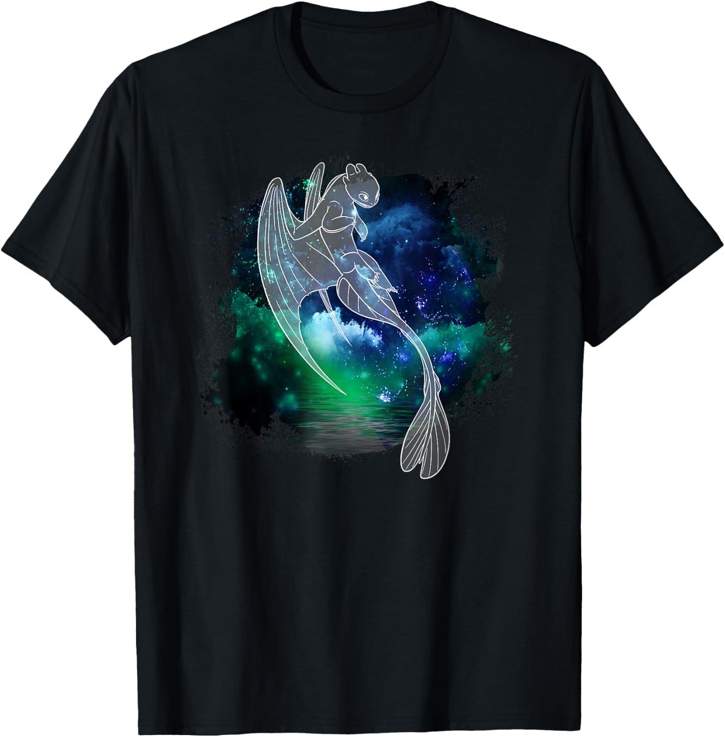How to Train Your Dragon 3 Light Anger Sky T-Shirt - T-Shirt | Black