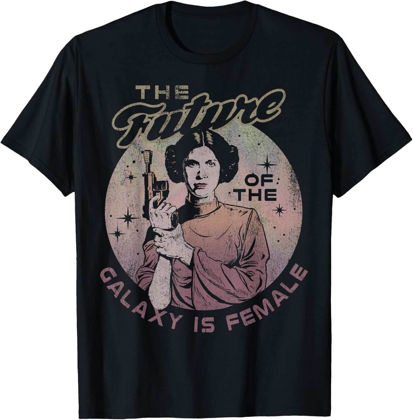 Star Wars Princess Leia The Future Of The Galaxy Is Female T-Shirt - T-Shirt | Black