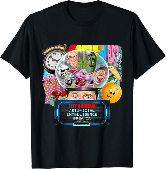 Jeff Dunham Brea, CA (2026) T-Shirt - T-Shirt | Black