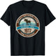 Denali National Park Alaska Vintage Moose Mountains Novelty T-Shirt - T-Shirt | Black