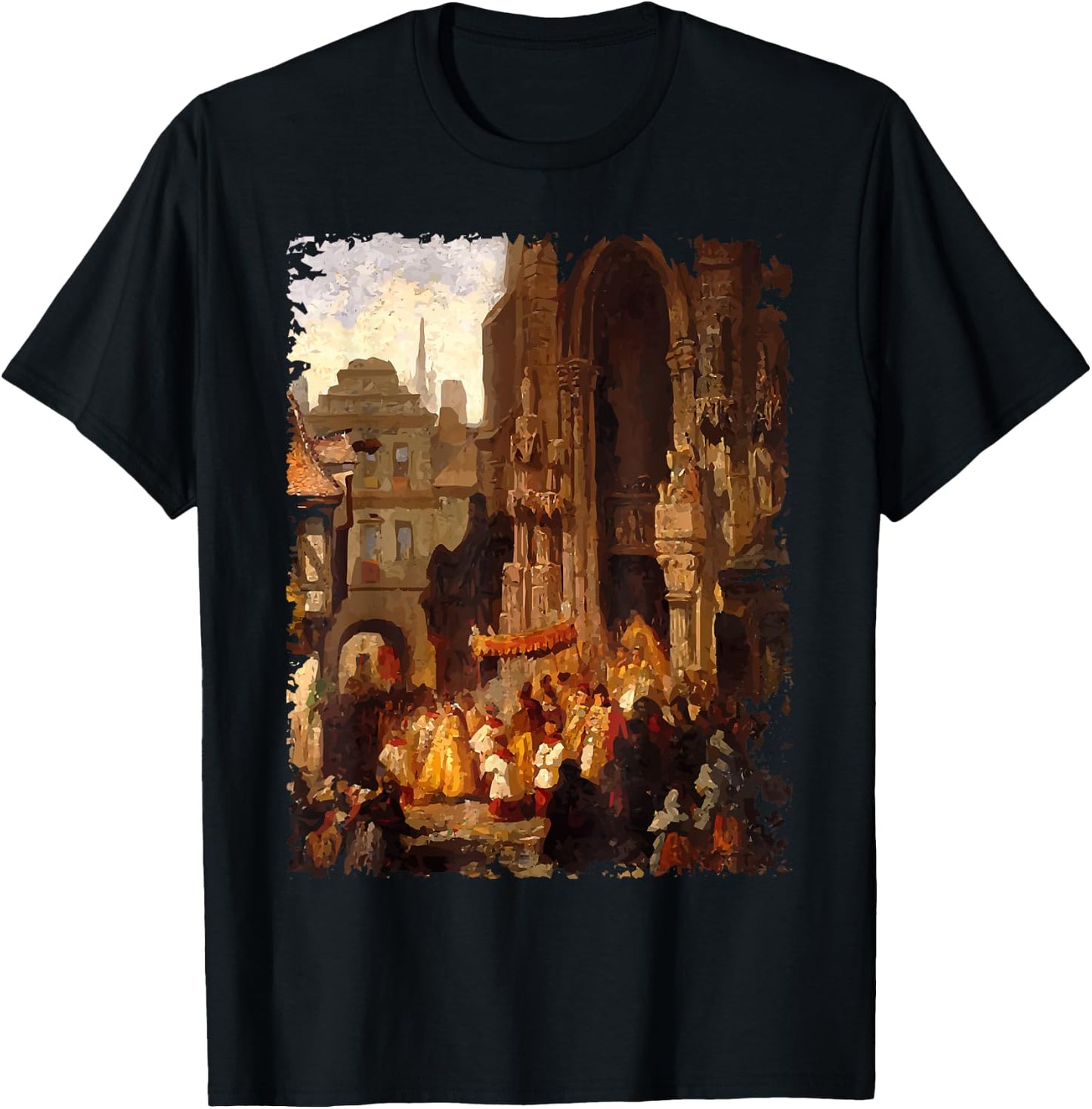 Corpus Christi Procession Catholic Feasts Gifts for Priests T-Shirt - T-Shirt | Black