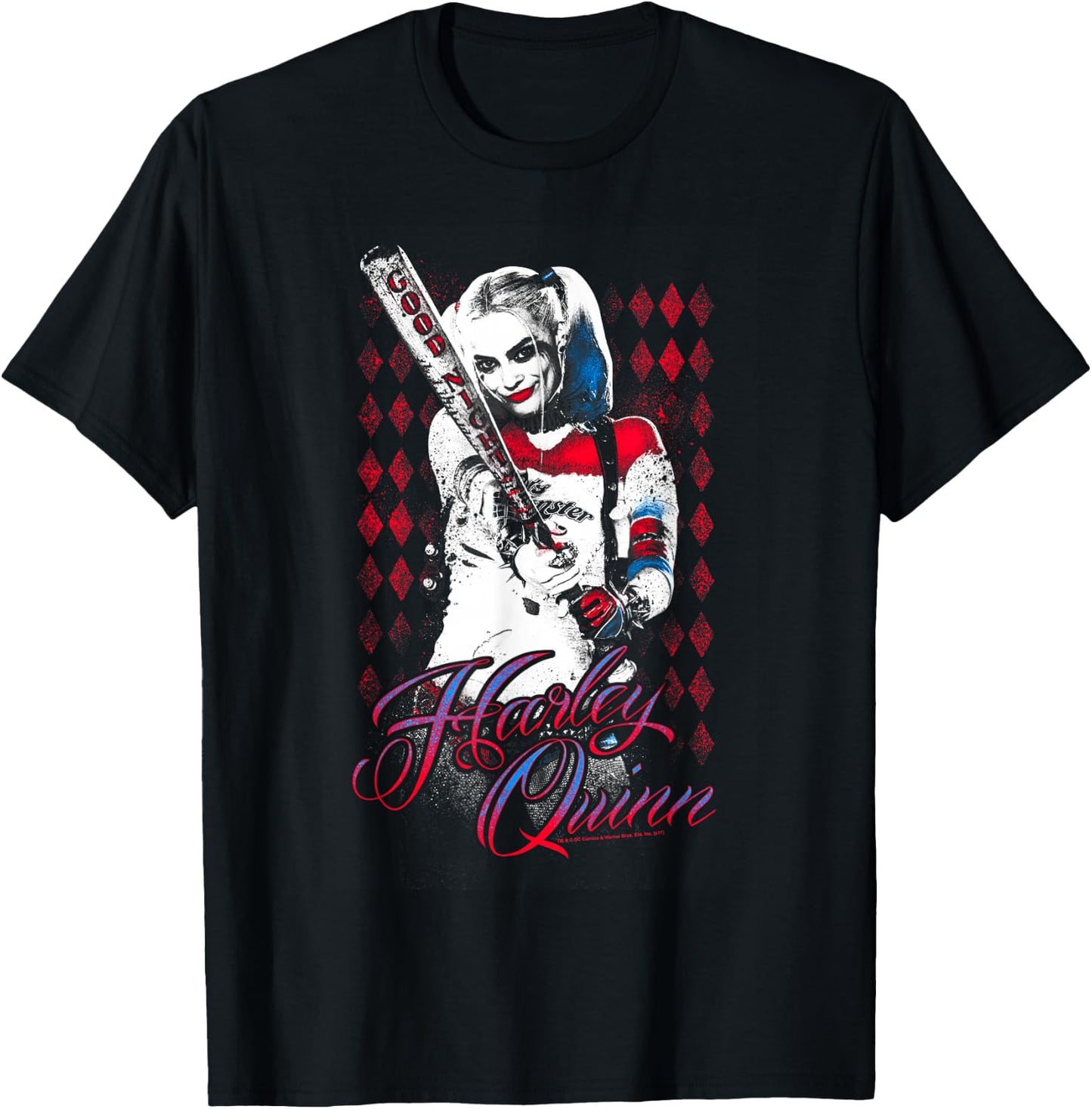 Suicide Squad Harley Quinn Bat T-Shirt - T-Shirt | Black