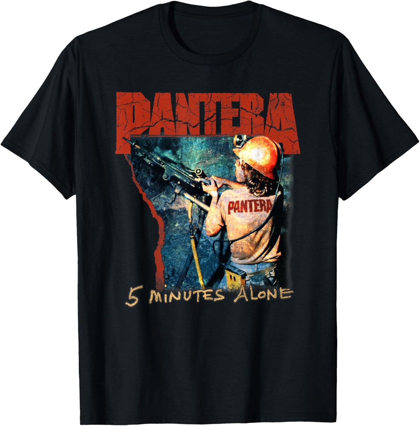Pantera Official 5 Minutes Alone T-Shirt - T-Shirt | Black