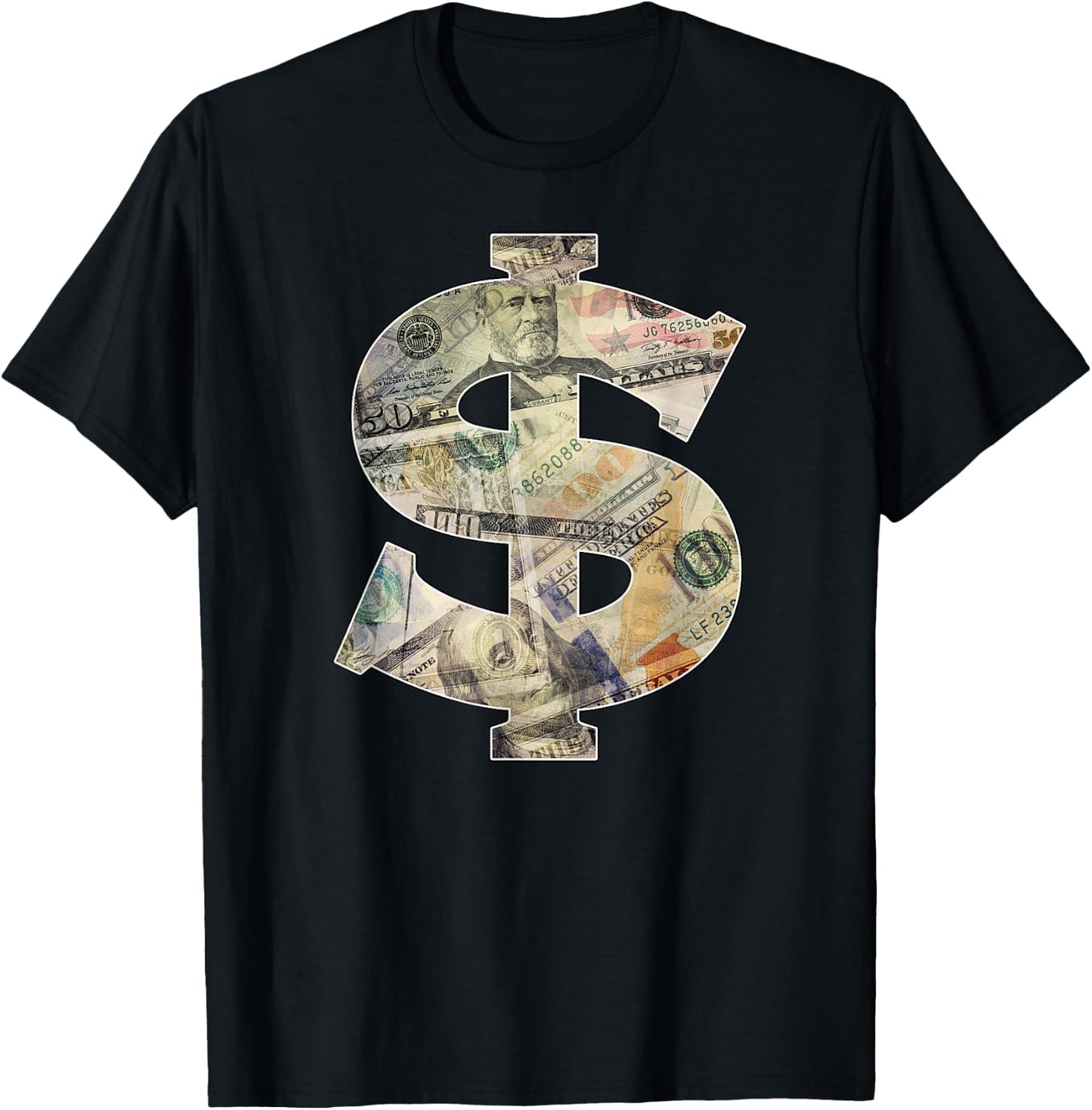 Dollar Sign Cool Money - $ T-Shirt - T-Shirt | Black
