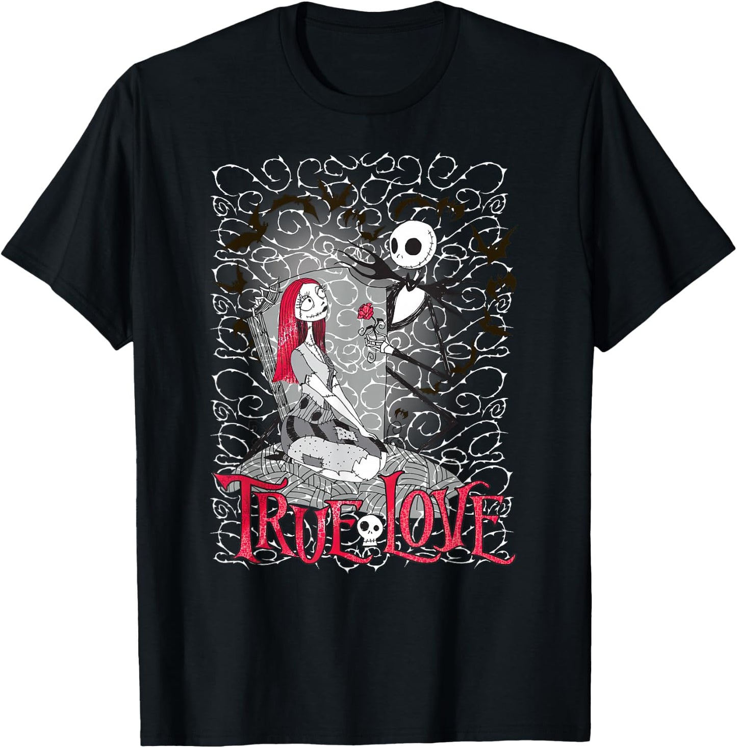Disney - Nightmare Before Christmas True Love T-Shirt - T-Shirt | Black