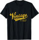 Vintage Est 1937 82 yrs old B-day 82nd Birthday Gift T-Shirt - T-Shirt | Black