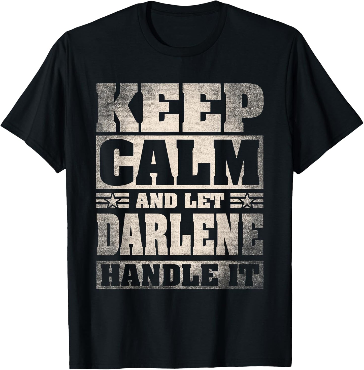 Darlene Name Shirt Personalized Darlene First Name T-Shirt - T-Shirt | Black