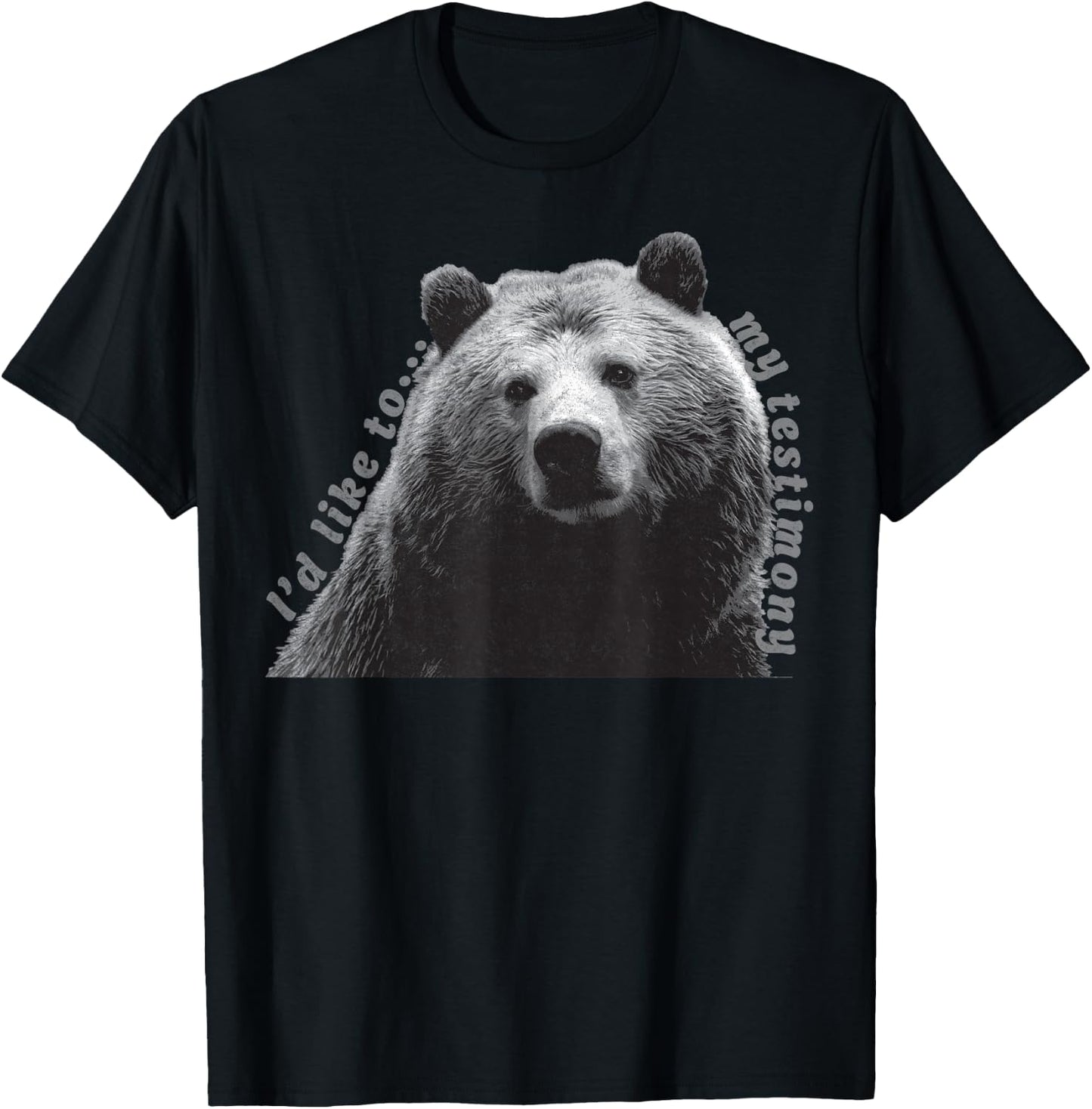 LDS Missionary Gift Mormon T Shirt Bear my Testimony T-Shirt - T-Shirt | Black
