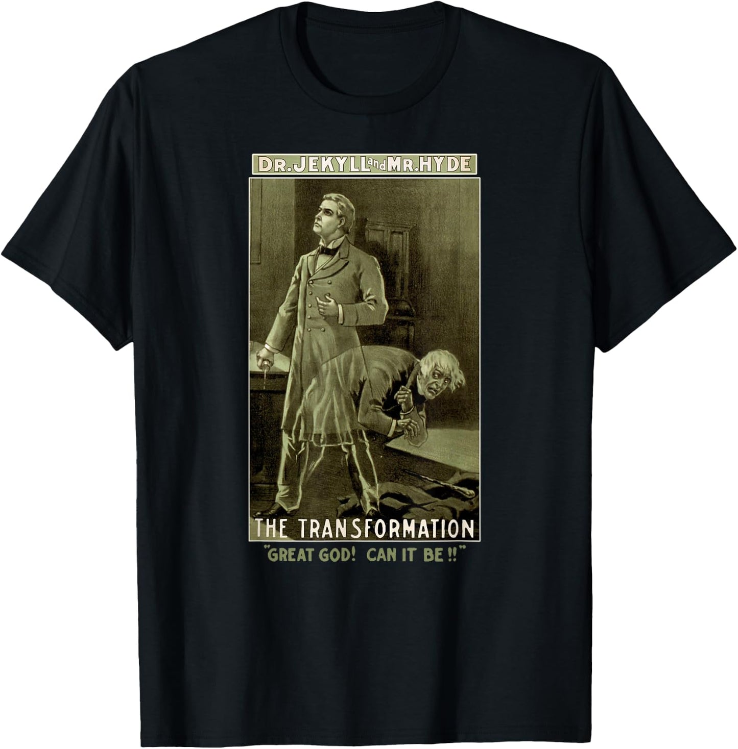 Dr Jekyll Mr Hyde Art-Strange Case of Dr Jekyll and Mr Hyde T-Shirt - T-Shirt | Black