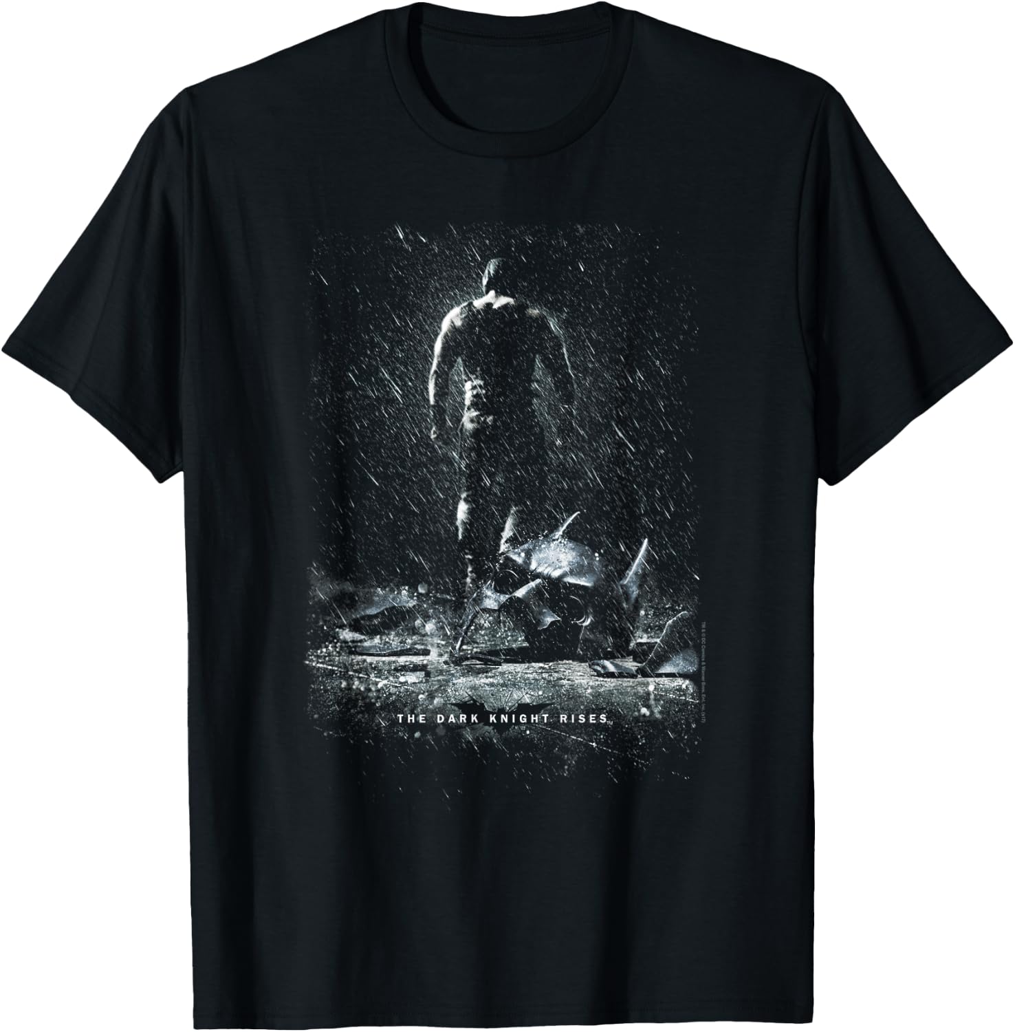 Batman Dark Knight Rises Bane Rain Poster Small T-Shirt - T-Shirt | Black