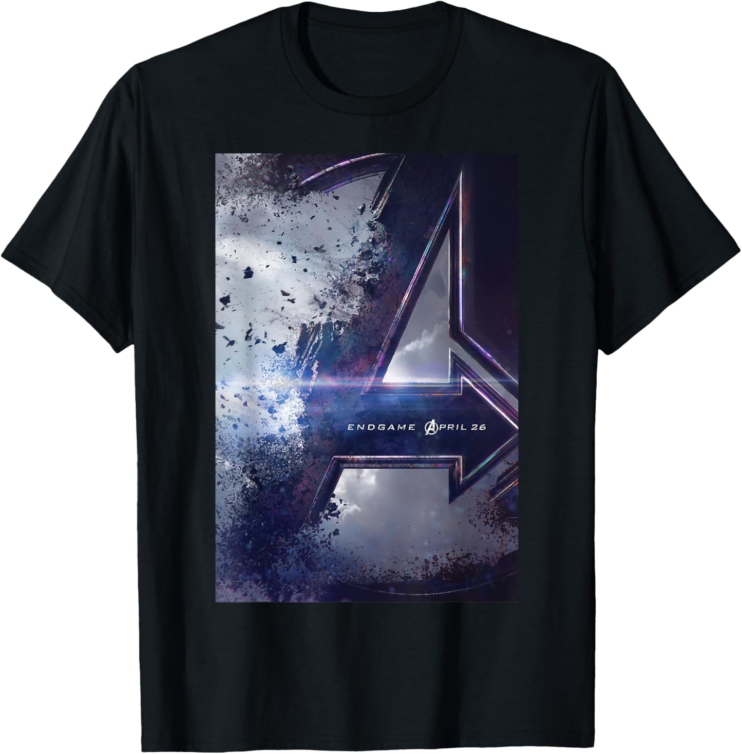Marvel Avengers Endgame Movie Poster Graphic T-Shirt - T-Shirt | Black