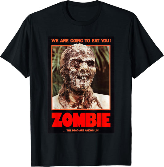 Zombie Funny B Horror Movie Poster T-Shirt - T-Shirt | Black