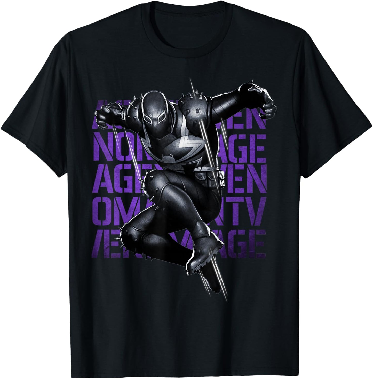 Marvel Agent Venom Reborn and Reformed Symbiote Portrait T-Shirt - T-Shirt | Black