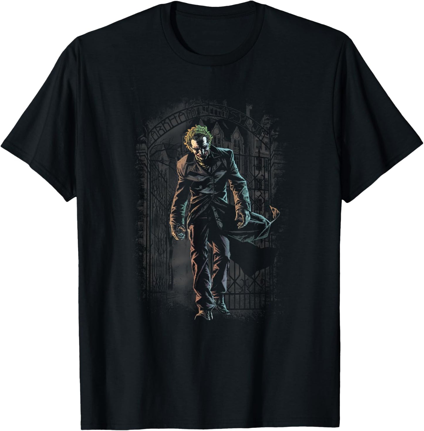 Batman Joker Leaves Arkham T-Shirt - T-Shirt | Black