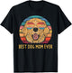 Best Golden Retriever Dog Mom Ever Gift Women T-Shirt - T-Shirt | Black