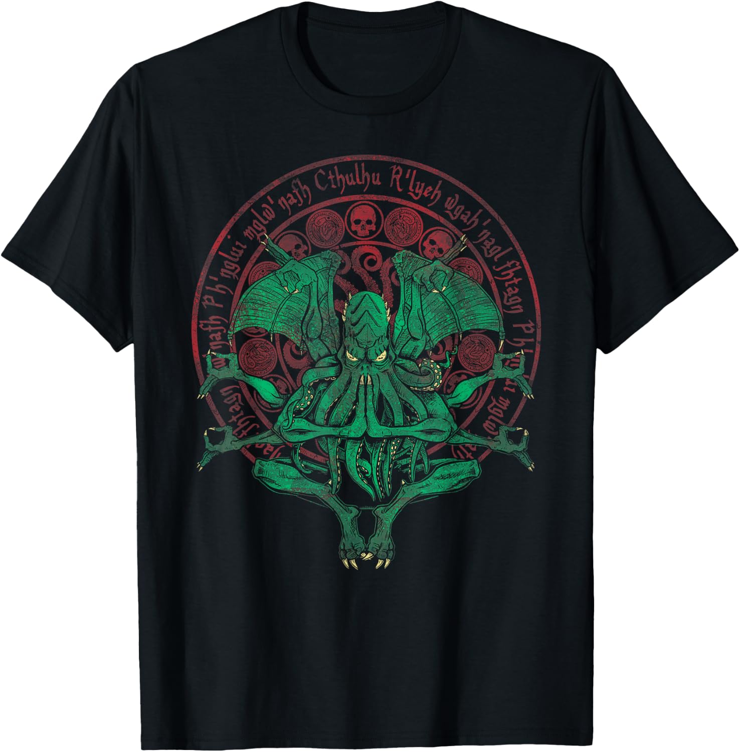 The Idol Cthulhu T-Shirt - T-Shirt | Black