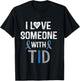 I Love Someone With T1D Shirt Type 1 Diabetes Awareness Gift T-Shirt - T-Shirt | Black