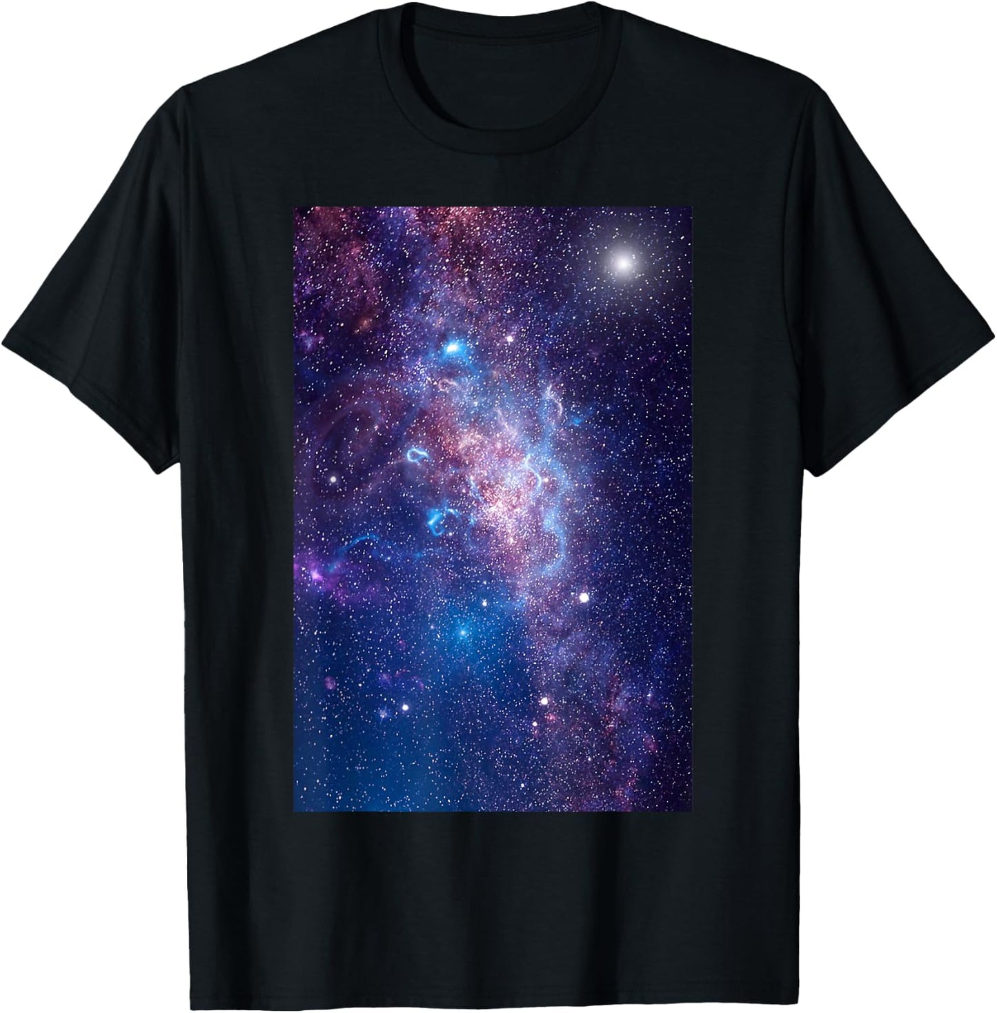 Purple galaxy T-Shirt - T-Shirt | Black
