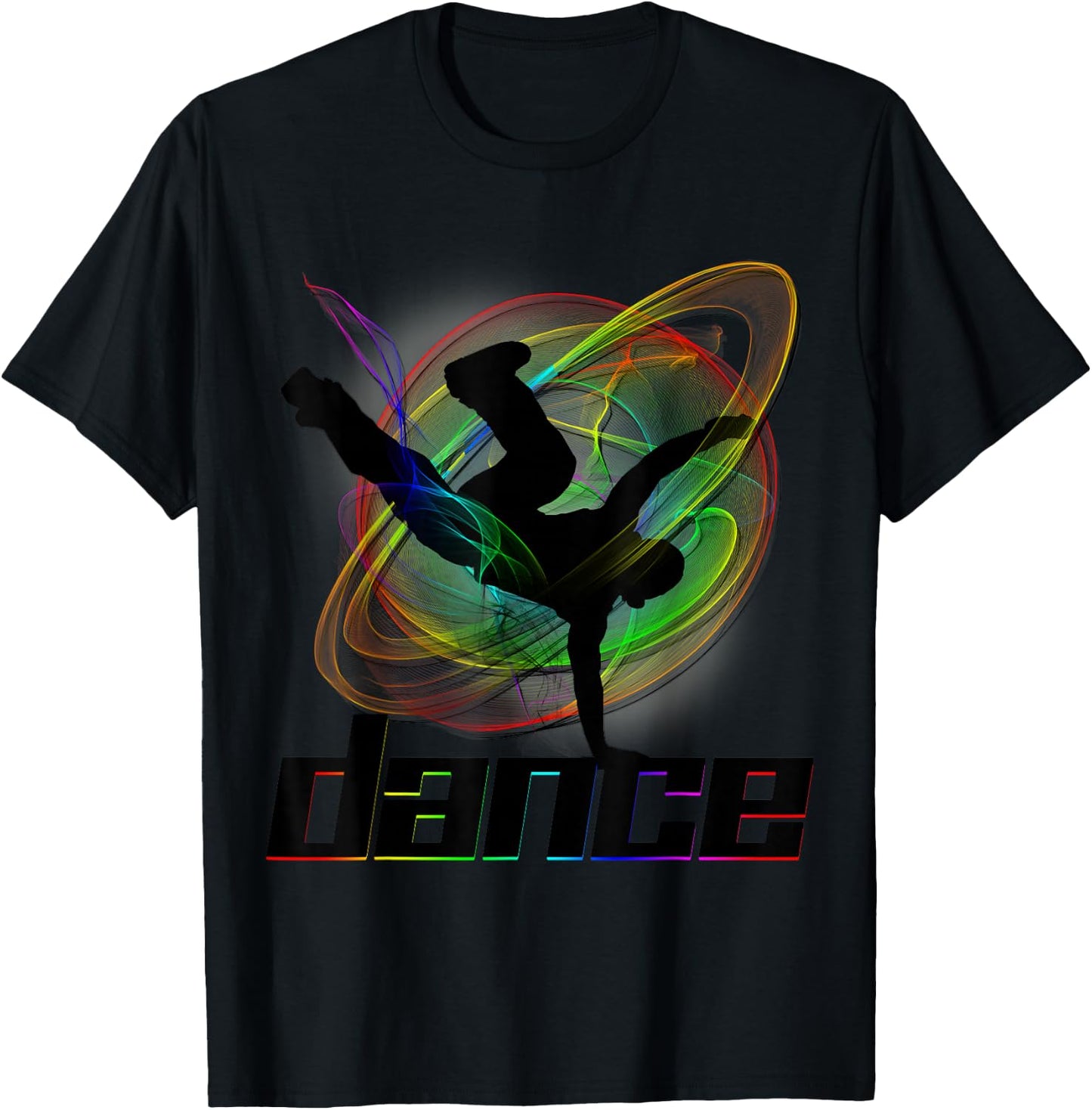 Breakdancing Street Dance Fast Movement Dancing Gift T-Shirt - T-Shirt | Black