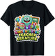 Kindergarten Teacher Creature Funny Monster Educator Cute T-Shirt - T-Shirt | Black