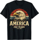 America Retro 250 Years 250th Anniversary USA 1776 2026 T-Shirt - T-Shirt | Black