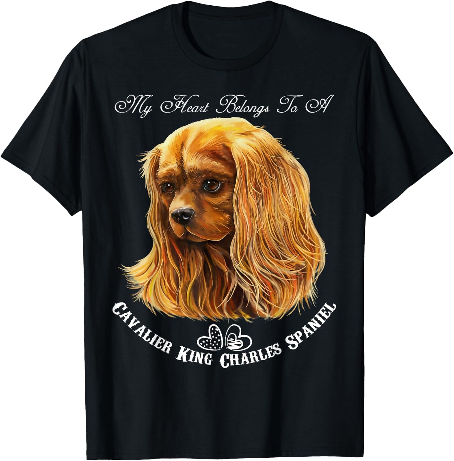 Cavalier King Charles Spaniel Ruby T-Shirt - T-Shirt | Black