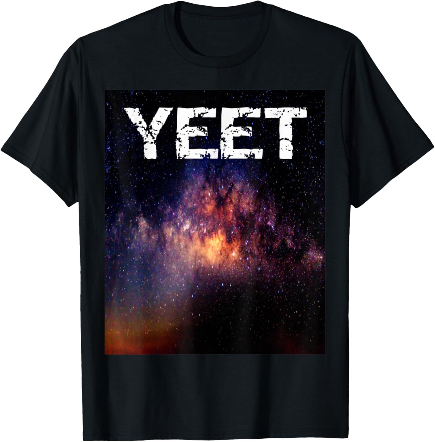 Yeet yeet! Galaxy YEET Shirt Meme Blue Galaxy Gift T-Shirt - T-Shirt | Black