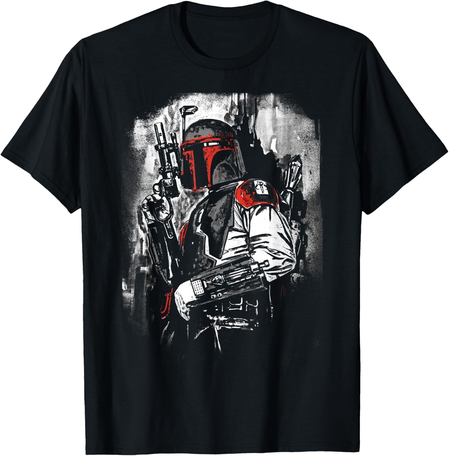 Star Wars Boba Fett Stare Down Graphic T-Shirt - T-Shirt | Black
