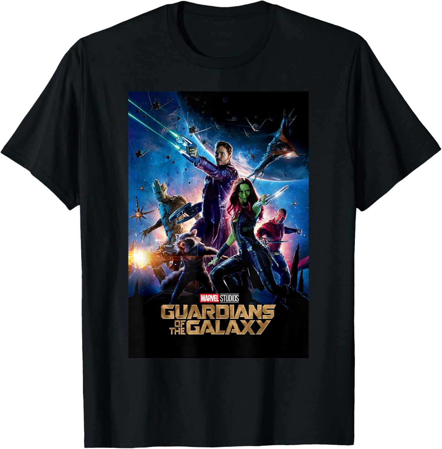 Marvel Studios Guardians of The Galaxy Movie Small T-Shirt - T-Shirt | Black