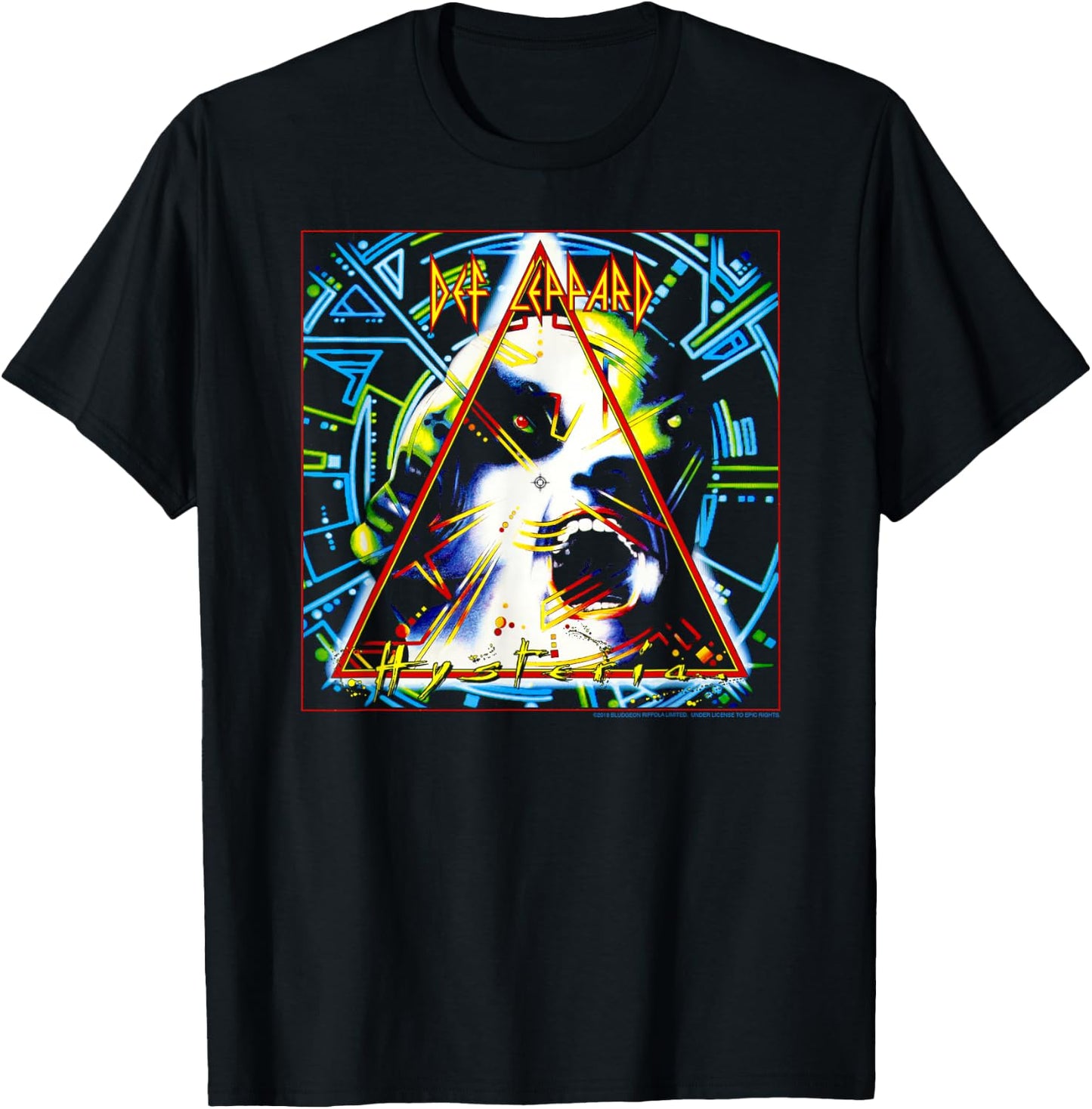Def Leppard - Hysteria T-Shirt - T-Shirt | Black