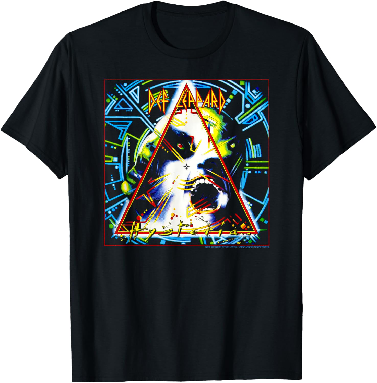 Def Leppard - Hysteria T-Shirt - T-Shirt | Black
