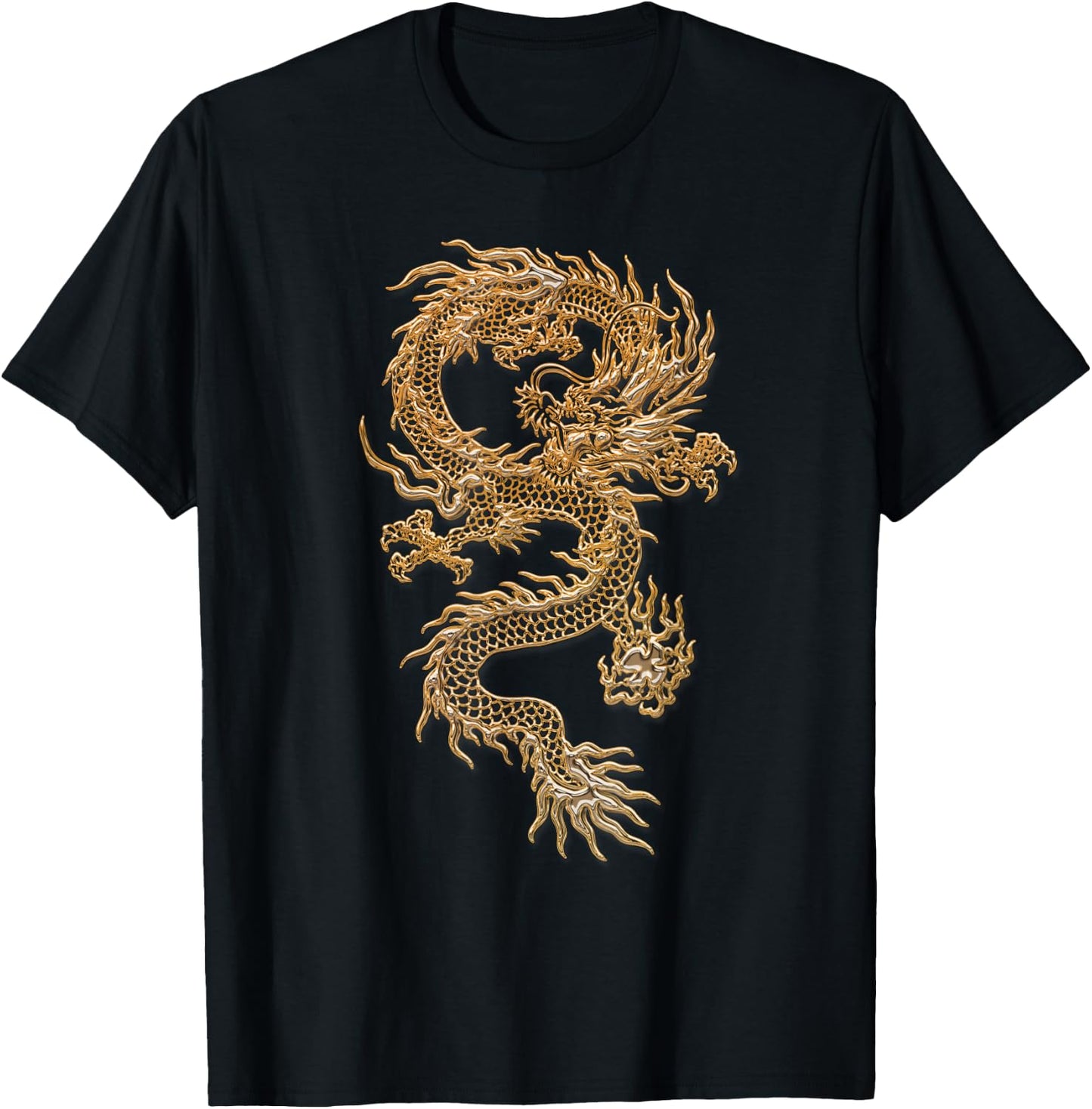 Chinese Culture Dragon Asian Gift T-Shirt - T-Shirt | Black