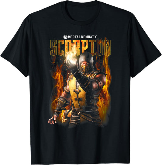 Mortal Kombat X Scorpion T-Shirt - T-Shirt | Black