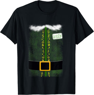 Kids Elf Buddy Costume T-Shirt - T-Shirt | Black