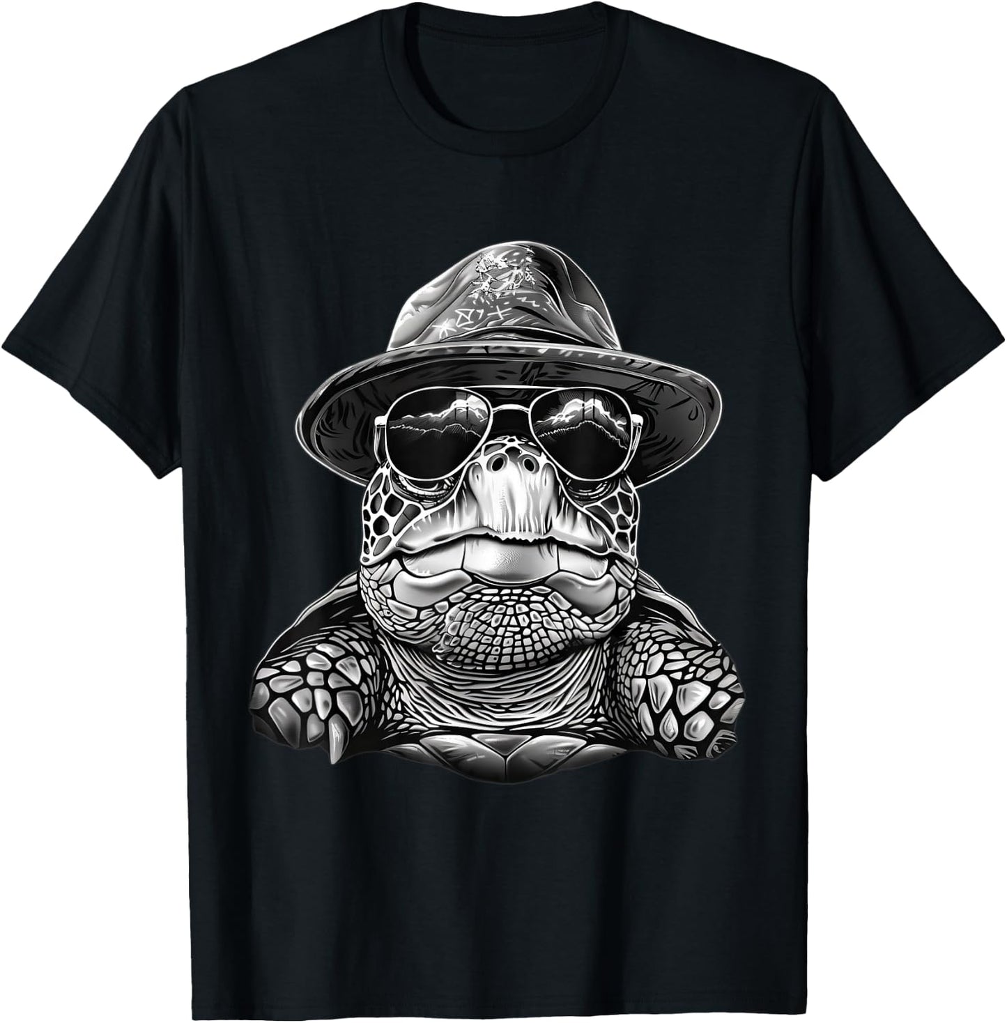 Turtle Sunglasses T-Shirt - T-Shirt | Black