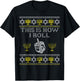 Hanukkah Ugly Sweater Print This Is How I Roll Dreidel T-Shirt - T-Shirt | Black