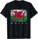 Wales Welsh Flag Souvenir Love Gift Cymru T-Shirt - T-Shirt | Black