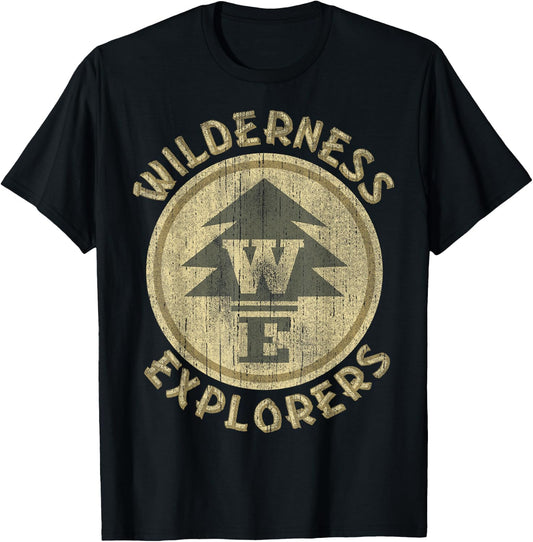 Disney Pixar Up Distressed Wilderness Explorer Emblem T-Shirt - T-Shirt | Black