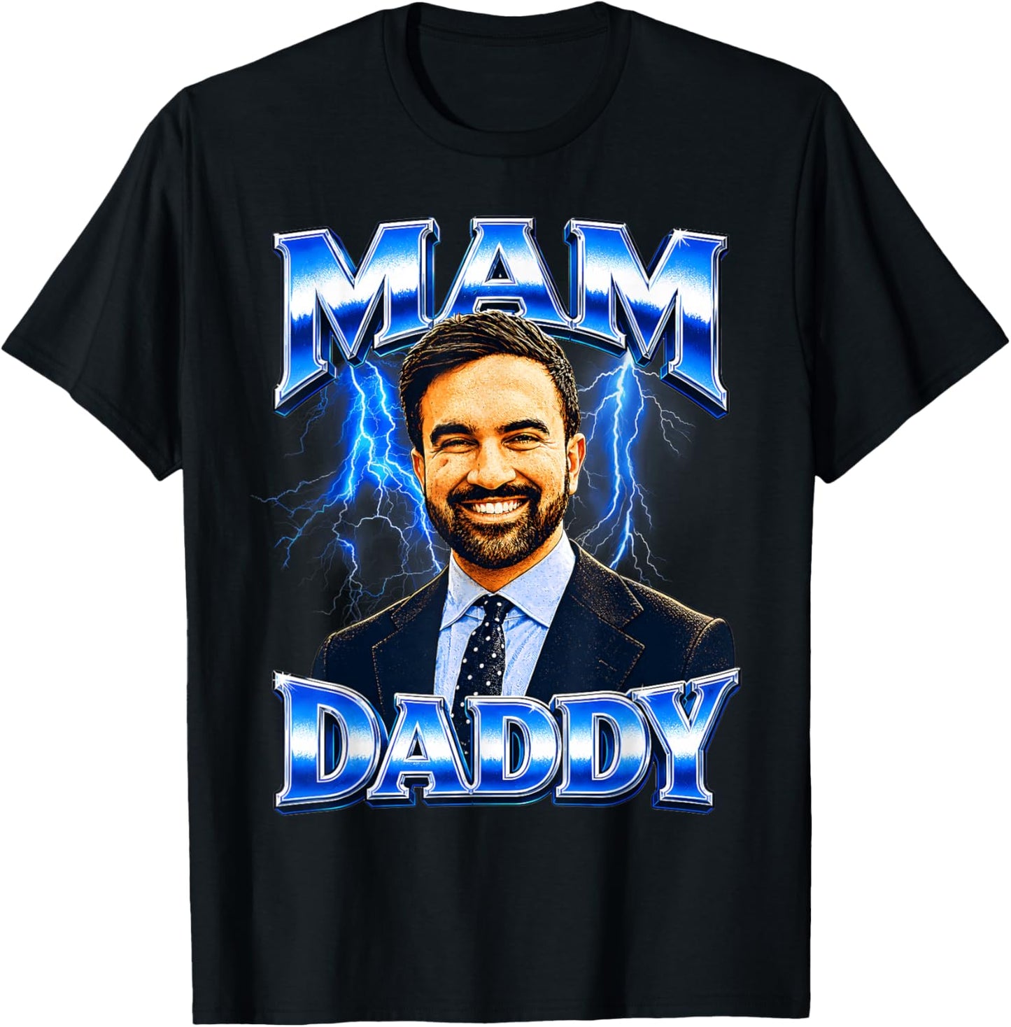 Funny Zohran Mamdani T-Shirt - T-Shirt | Black