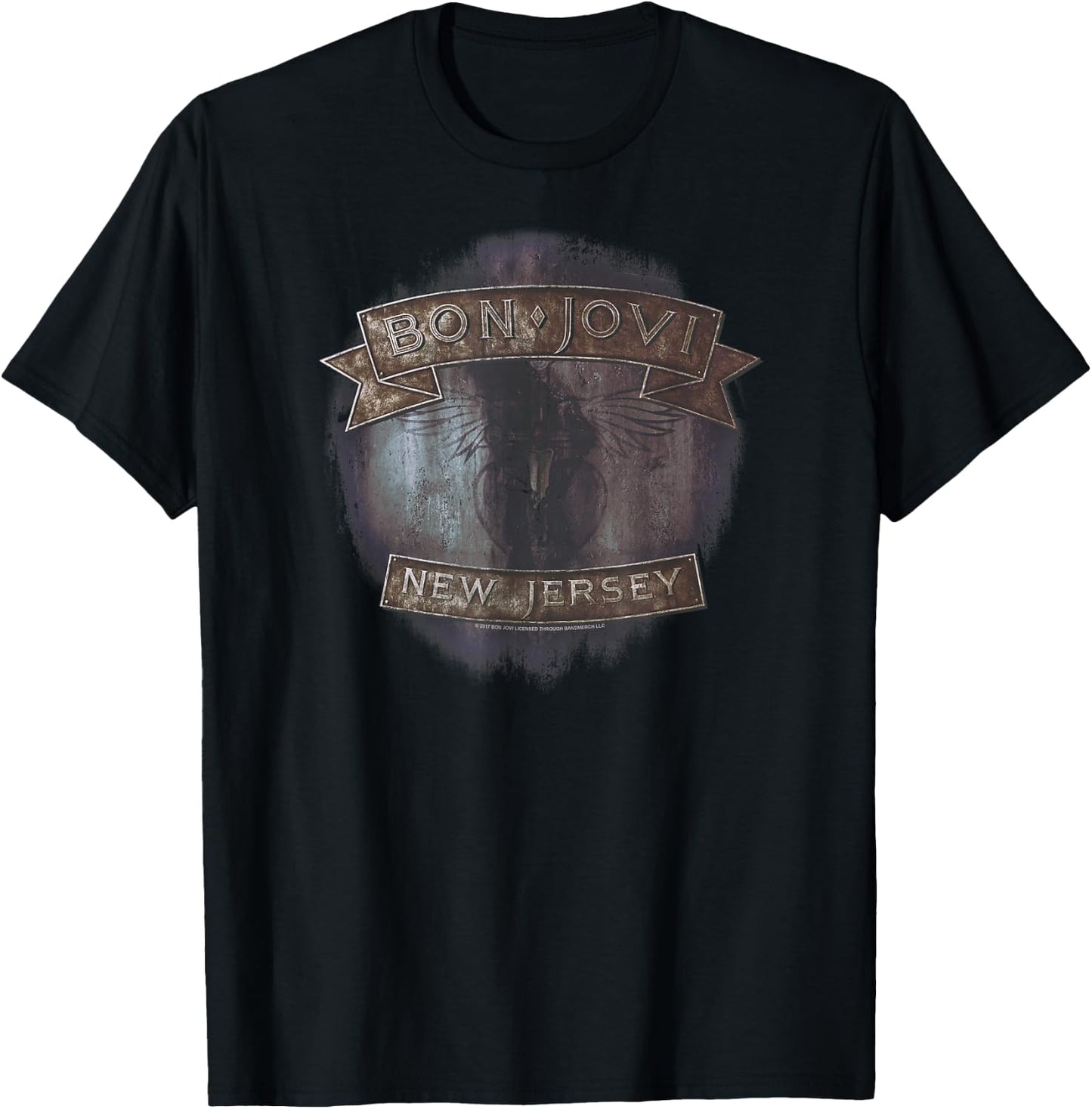 Bon Jovi New Jersey T-Shirt - T-Shirt | Black