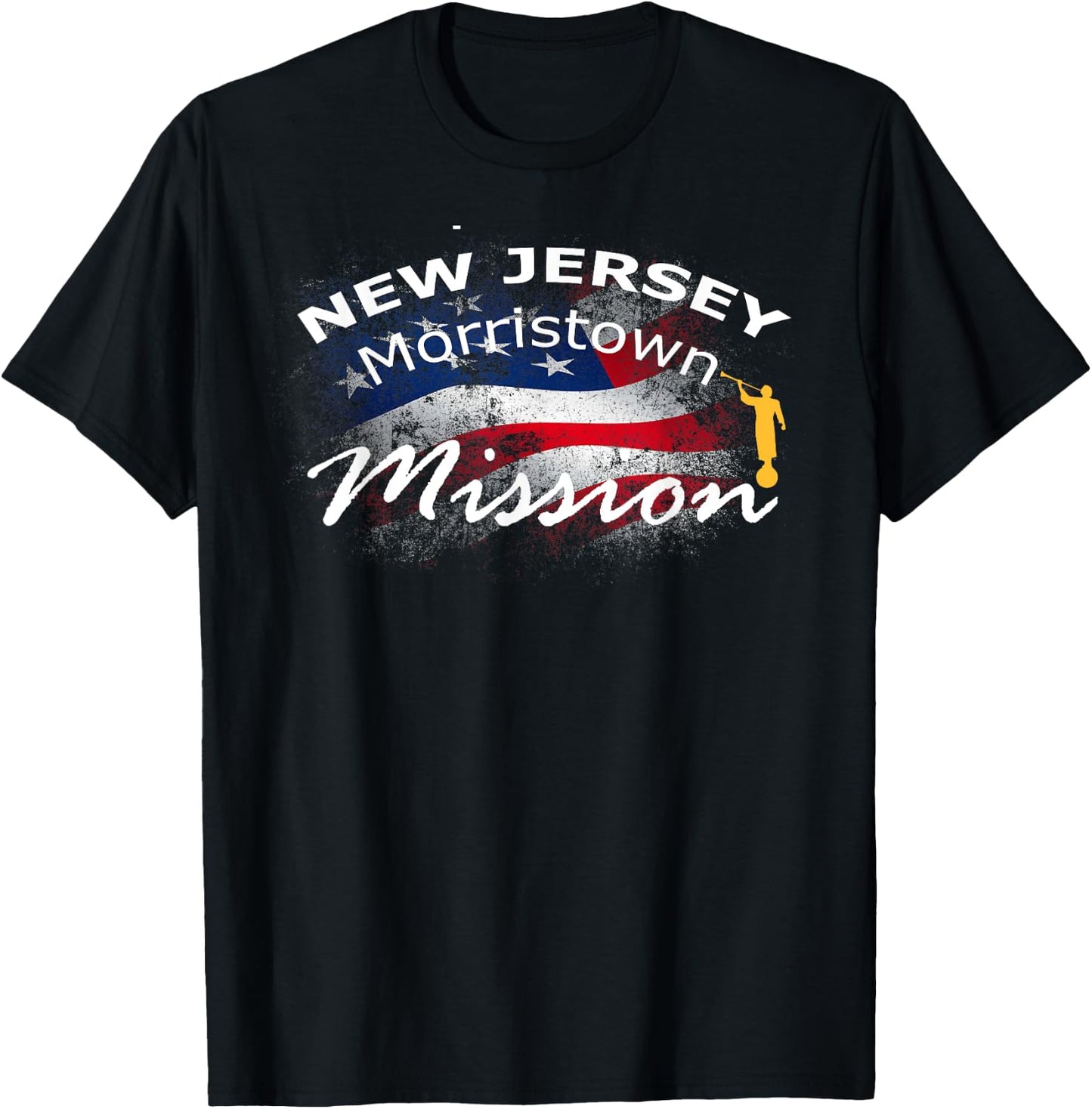 New Jersey Morristown Mormon LDS Mission Missionary Gift T-Shirt - T-Shirt | Black