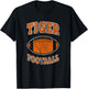 Tiger Football Vintage Distressed T-Shirt - T-Shirt | Black