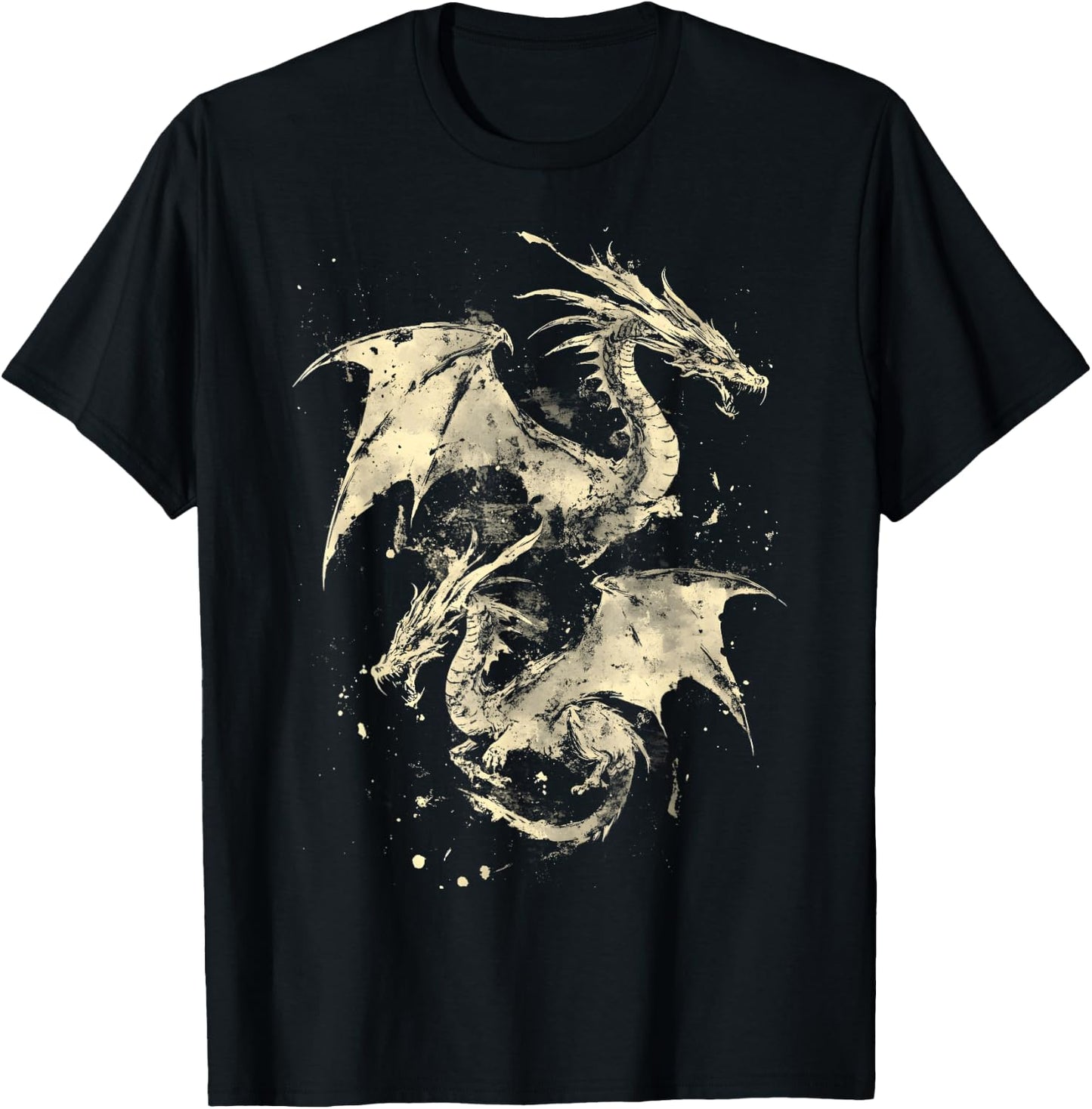 Dragon Lovers Dragon Types Women Men Girls Boys Dragons T-Shirt - T-Shirt | Black