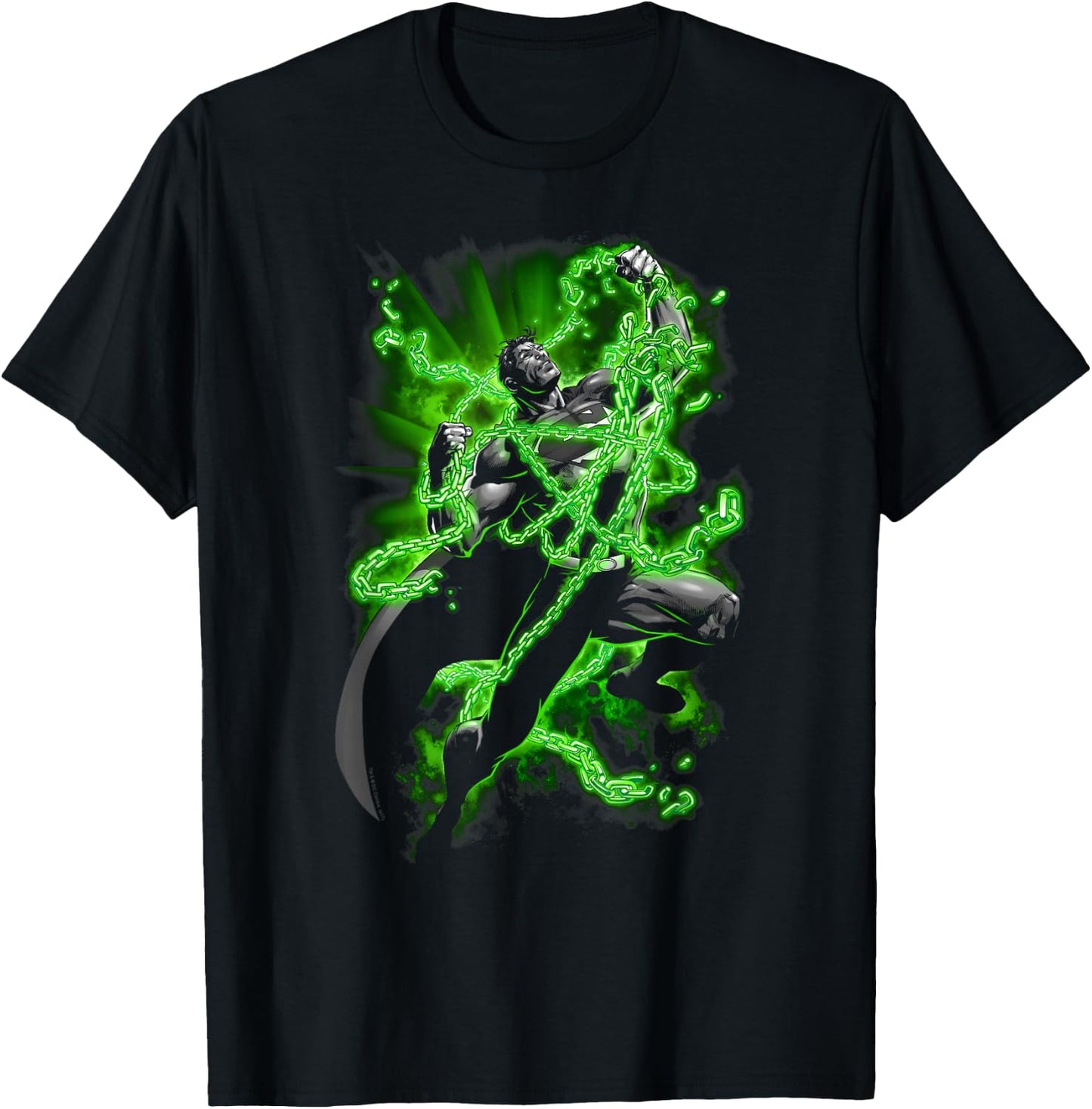Superman Kryptonite Chains T-Shirt - T-Shirt | Black