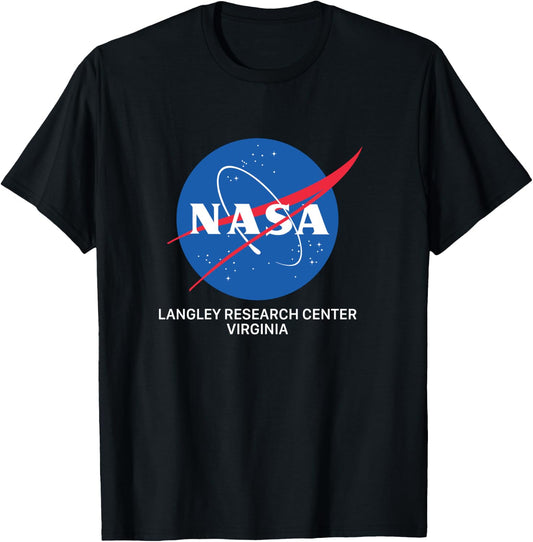 NASA Space Shirt - Langley Research Center T-Shirt - T-Shirt | Black