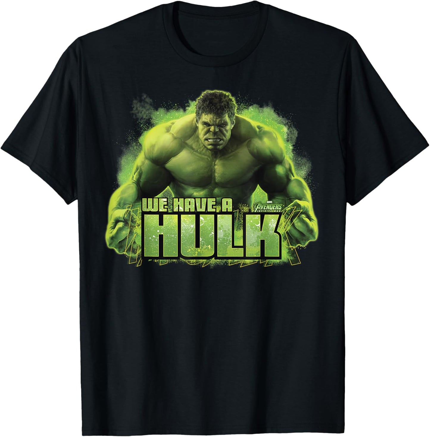 Marvel Infinity War We Have A Hulk Graphic T-Shirt - T-Shirt | Black