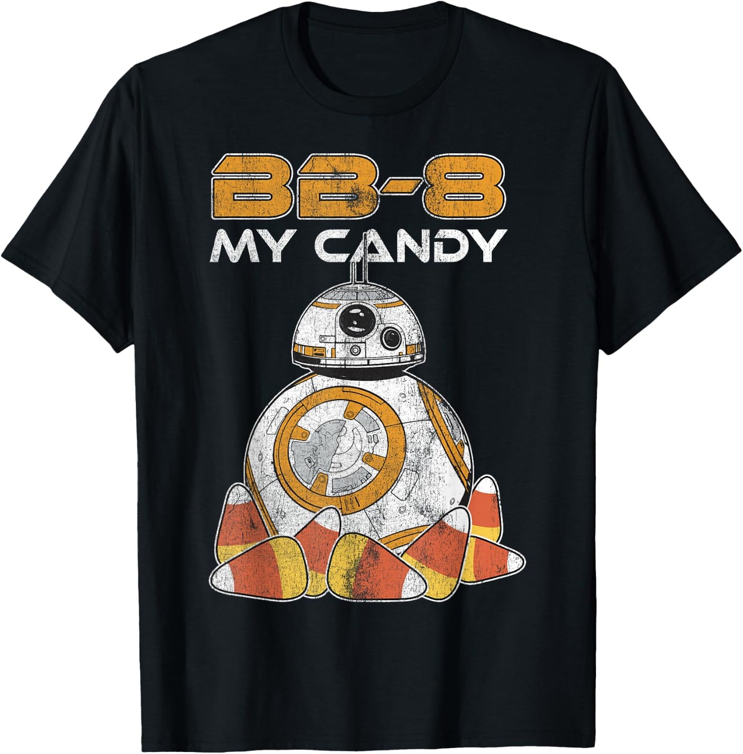 Star Wars The Force Awakens BB-8 My Candy Halloween T-Shirt - T-Shirt | Black